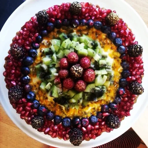 Fruit Medley Mascarpone Tart