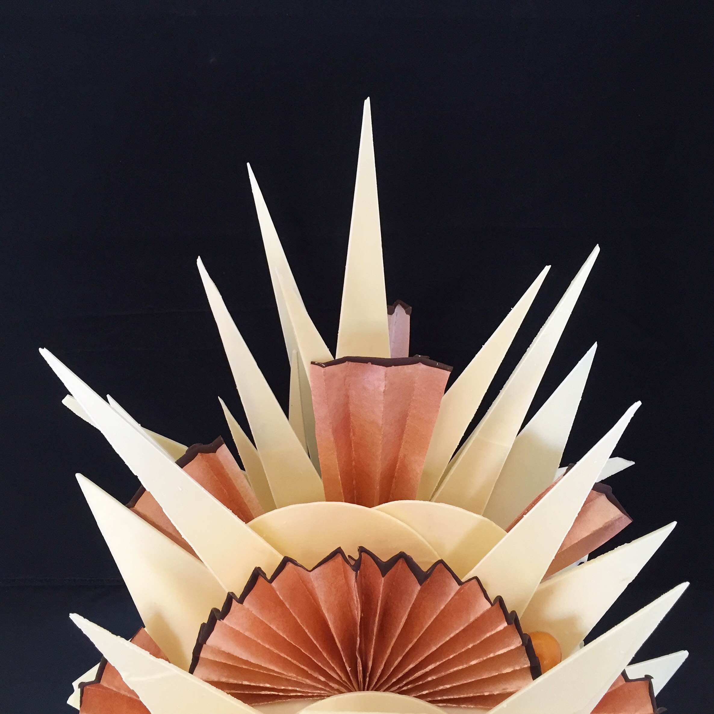 Art Deco Sunray Cake