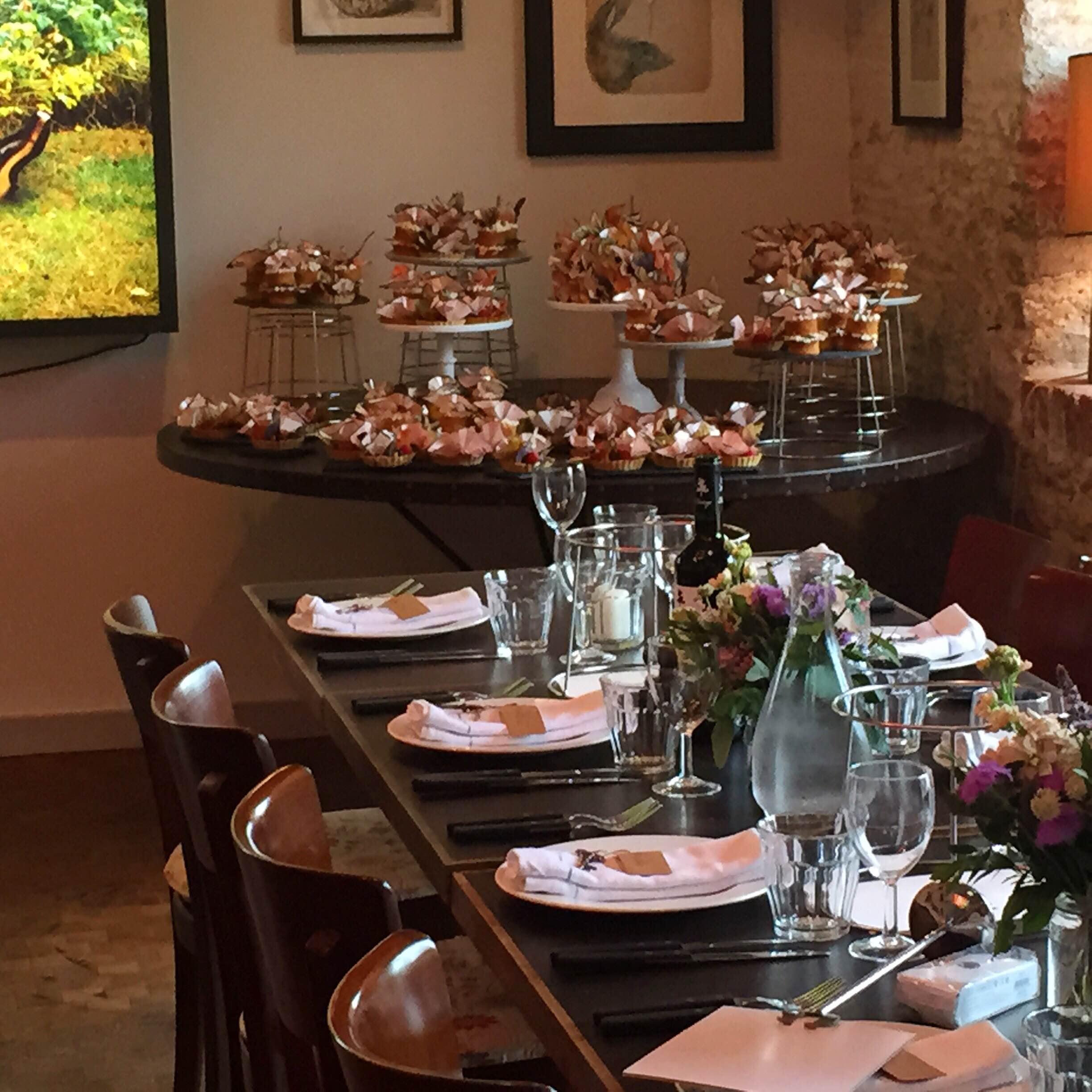 Wedding cake installation - Hauser & Wirth, Roth Bar & Grill, Somerset