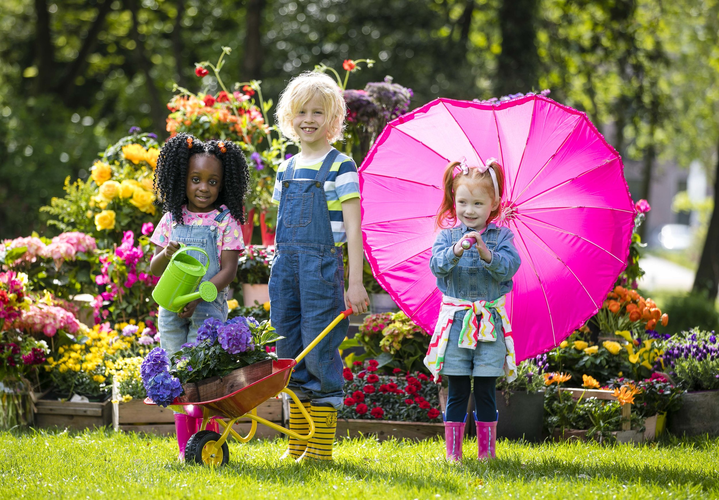 Adrianna Faiyah (5), Eoghan Fox (7) and Florence Marlow Ward (4) (pic: Chris Bellew / Fennell)