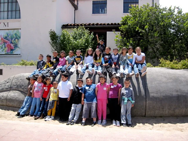School Field Trips tend to start and end with Sandy the whale.