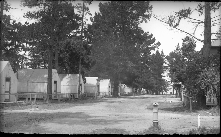 Forest Avenue tents in Retreat section.