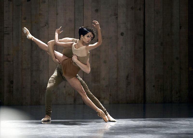 San Francisco Ballet, Myles Thatcher's 'Frayed', 2015. Stern Grove Festival, SF. Dancers: Carlo Di Lanno, Wan Ting Zhao. Photo: Erik Tomasson. 