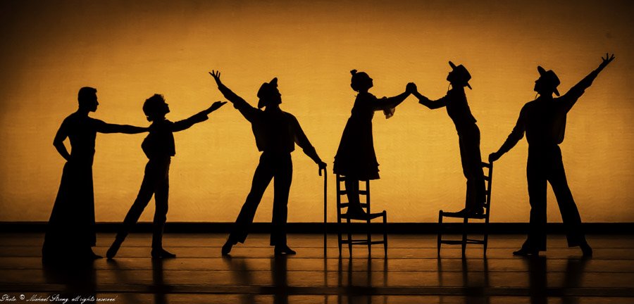 For New Dance Partners, the Kansas City Ballet performs Irene Rodriguez’ “Amor Brujo.” (Credit: Michael Strong.)