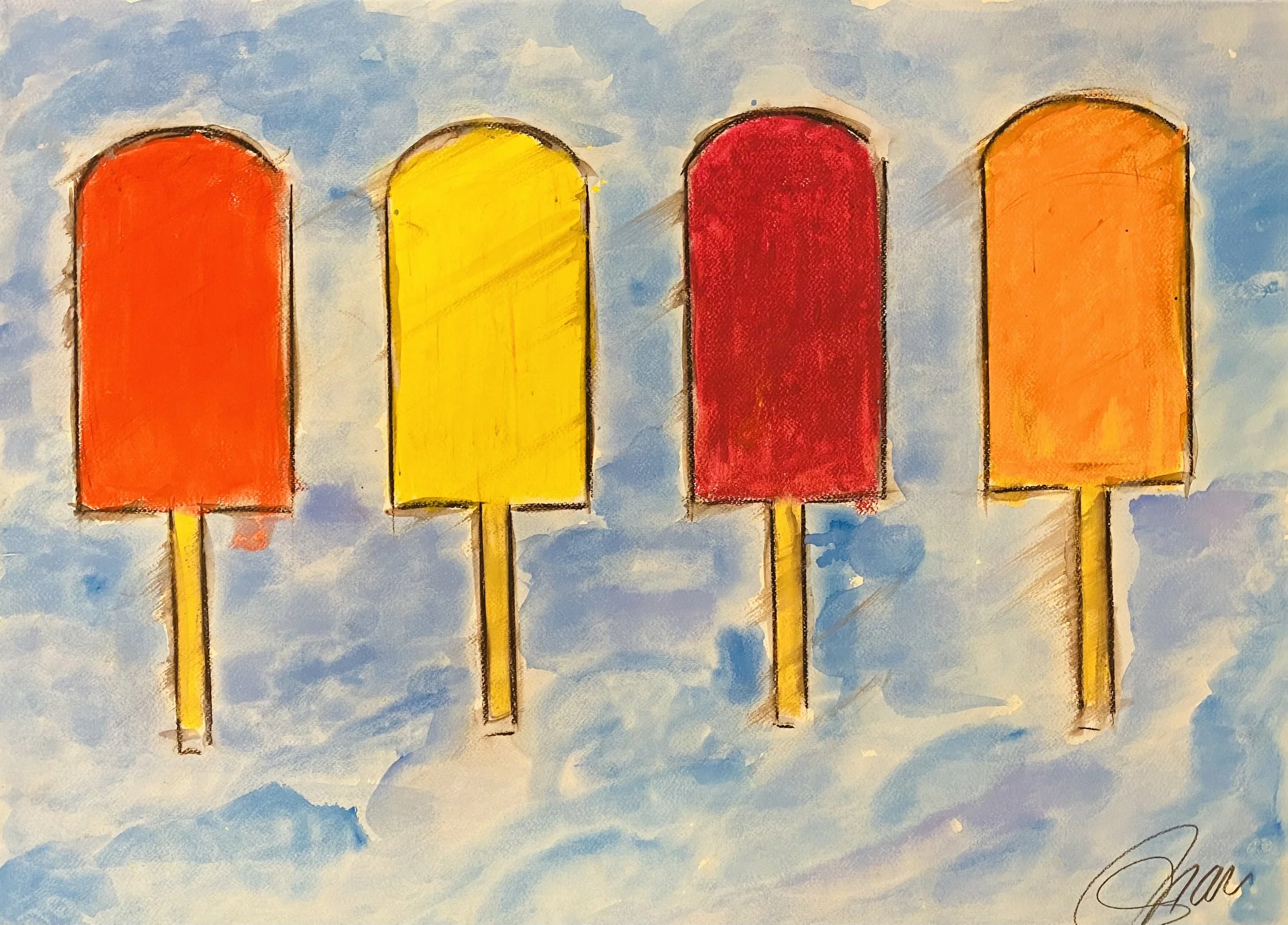 Colored Popsicles