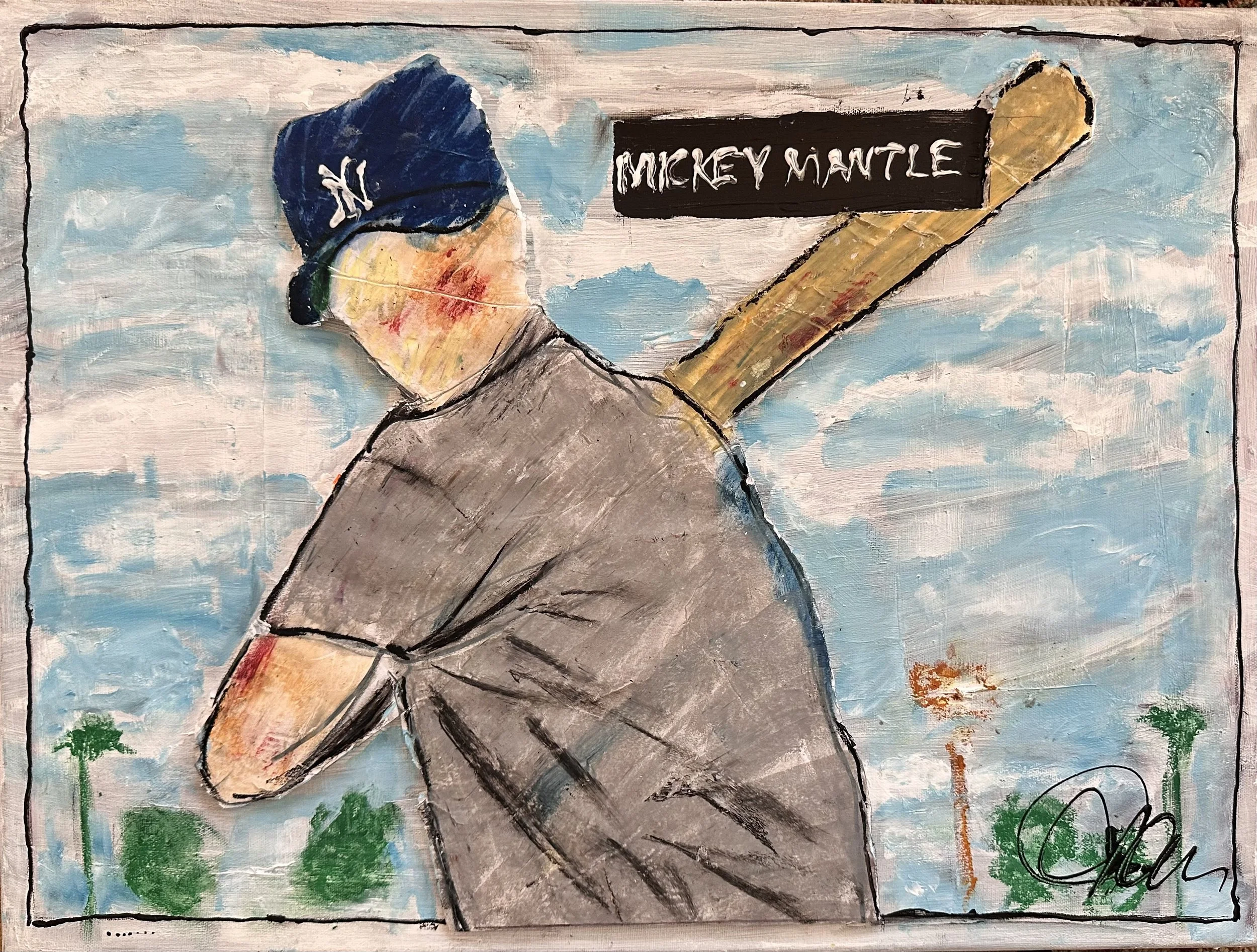 Mickey Mantle 51 Bowman