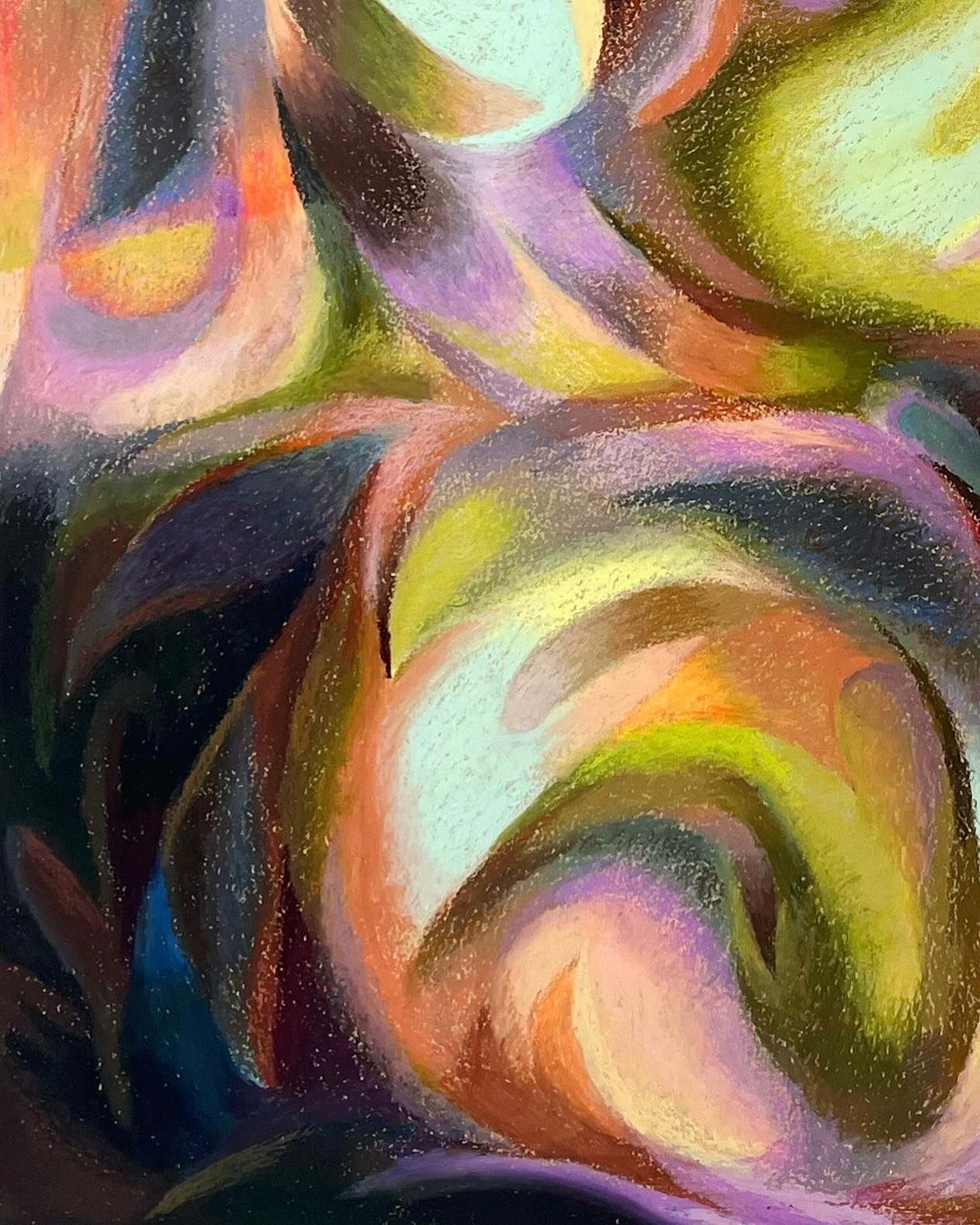 💥🌷details of &lsquo;What Riot&rsquo; 🌷💥~ I&rsquo;ll be showing this new large drawing in the very best company of @claregrill and @vikroth in a small but mighty show curated by @marksengbusch ~ 3 Painters opens next Friday @fieldofplaygallery 6-8