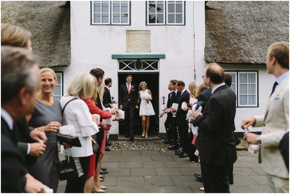 Empfang des Hochzeitspaares