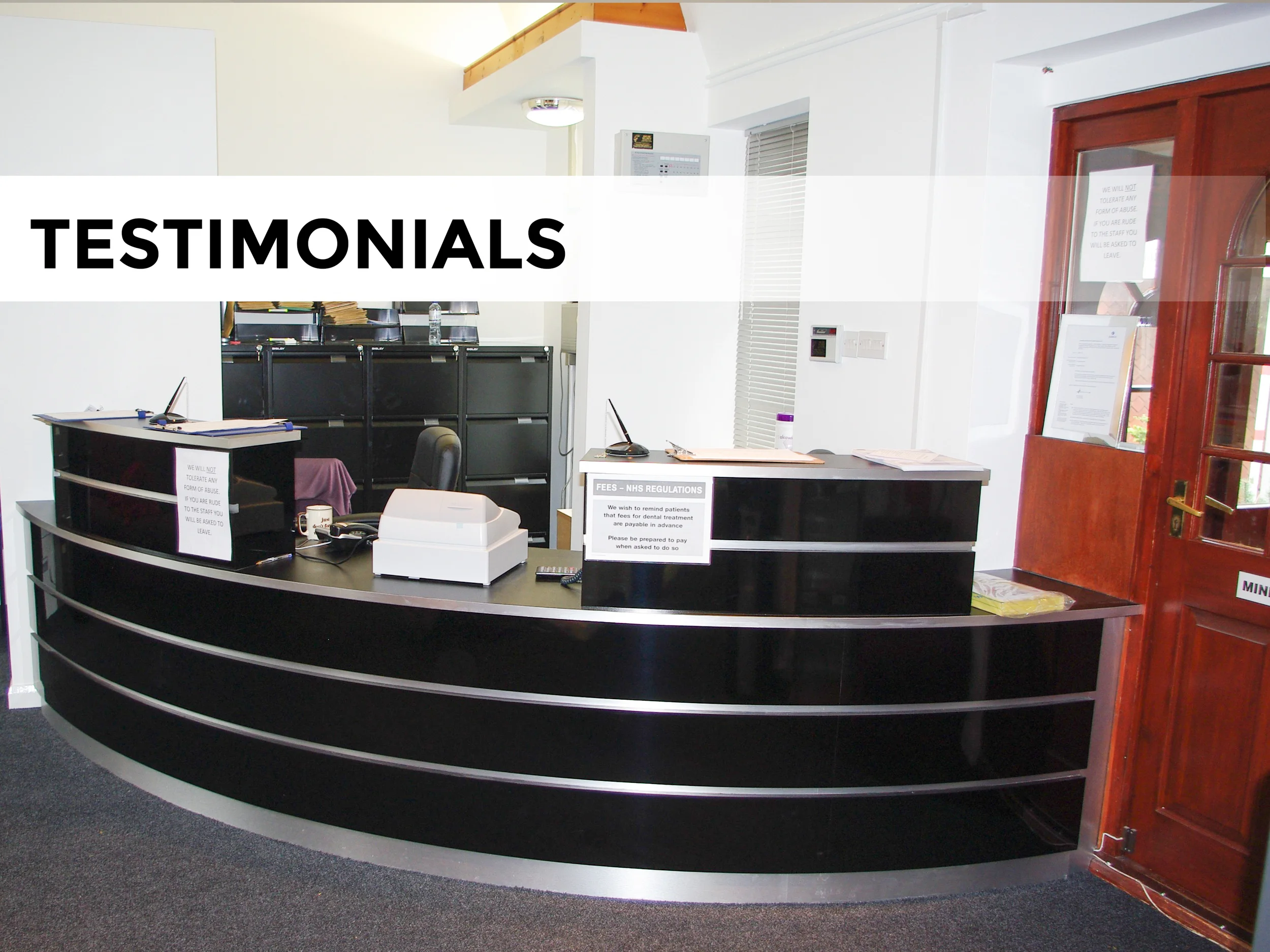 Ice dental Practice "The Service provided by Pelliere was excellent. Their workmen were efficient and un obtrusive, pleasant & Polite. the finished work exceeded our expectations!" 