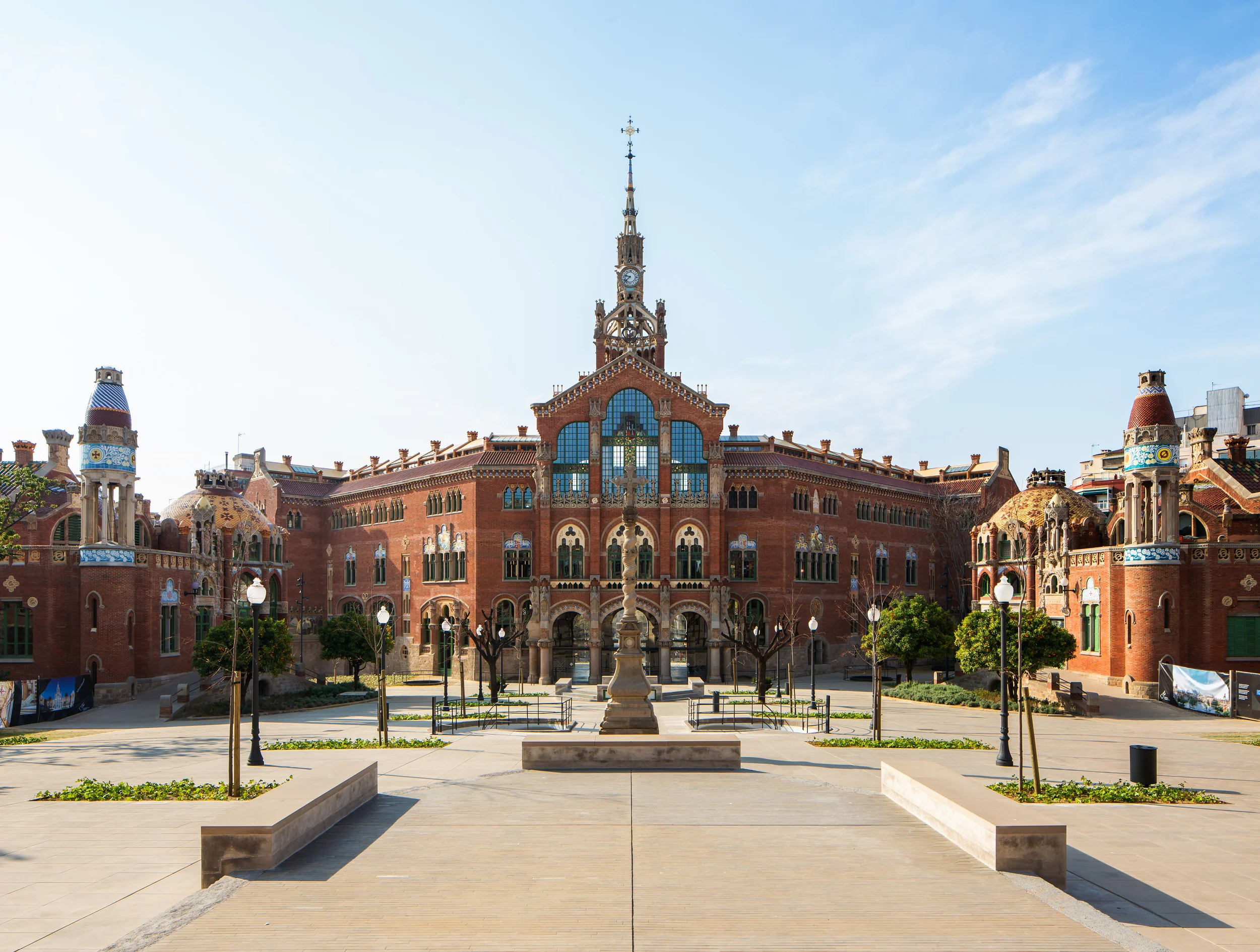 Sant Pau hospital landscape rehabilitation