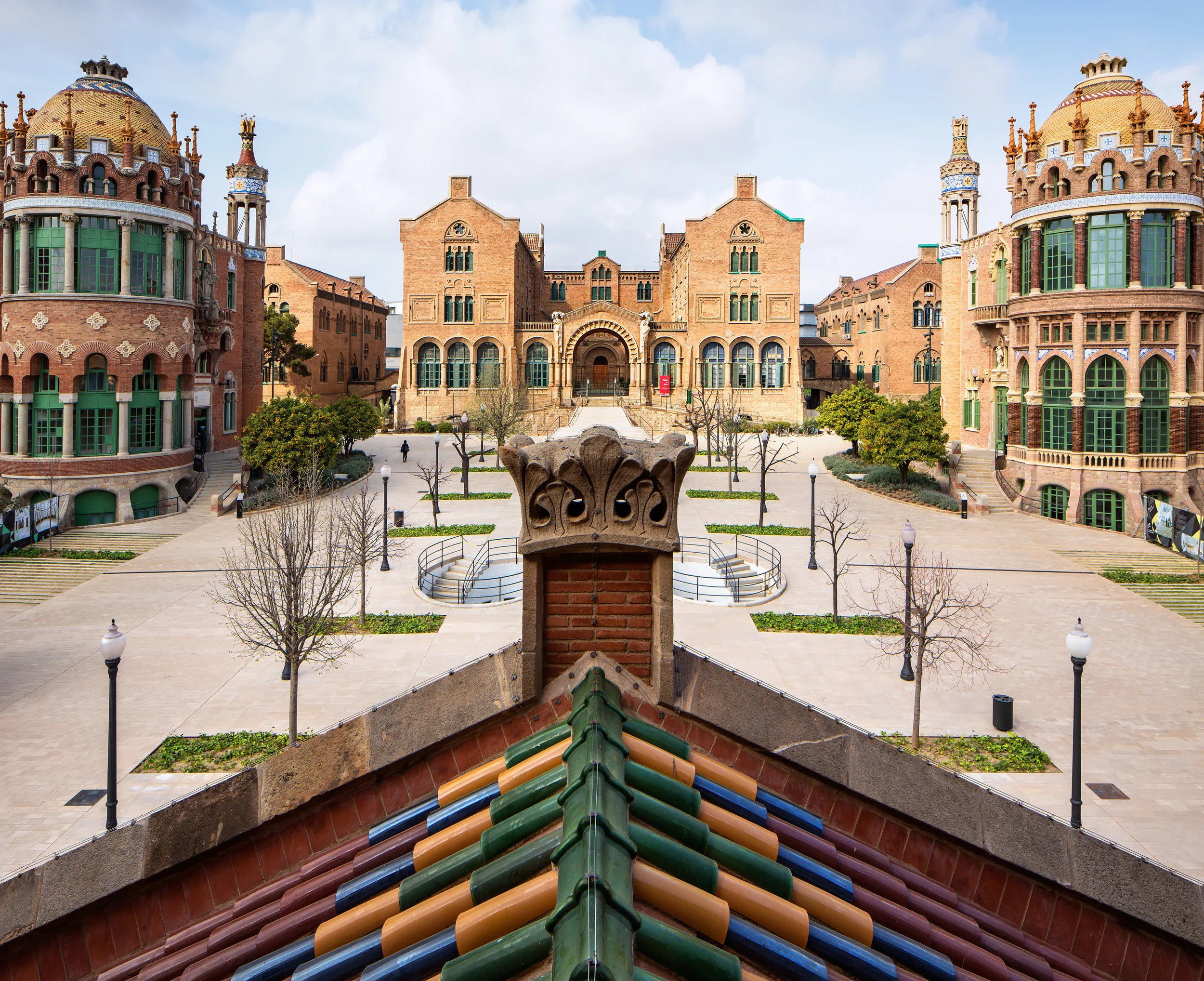 Sant Pau hospital landscape rehabilitation