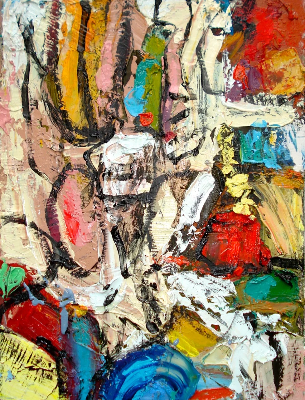 Small Painting 18-A , oil on paper 16"H X 12"W (2012) PNC Bank Collection