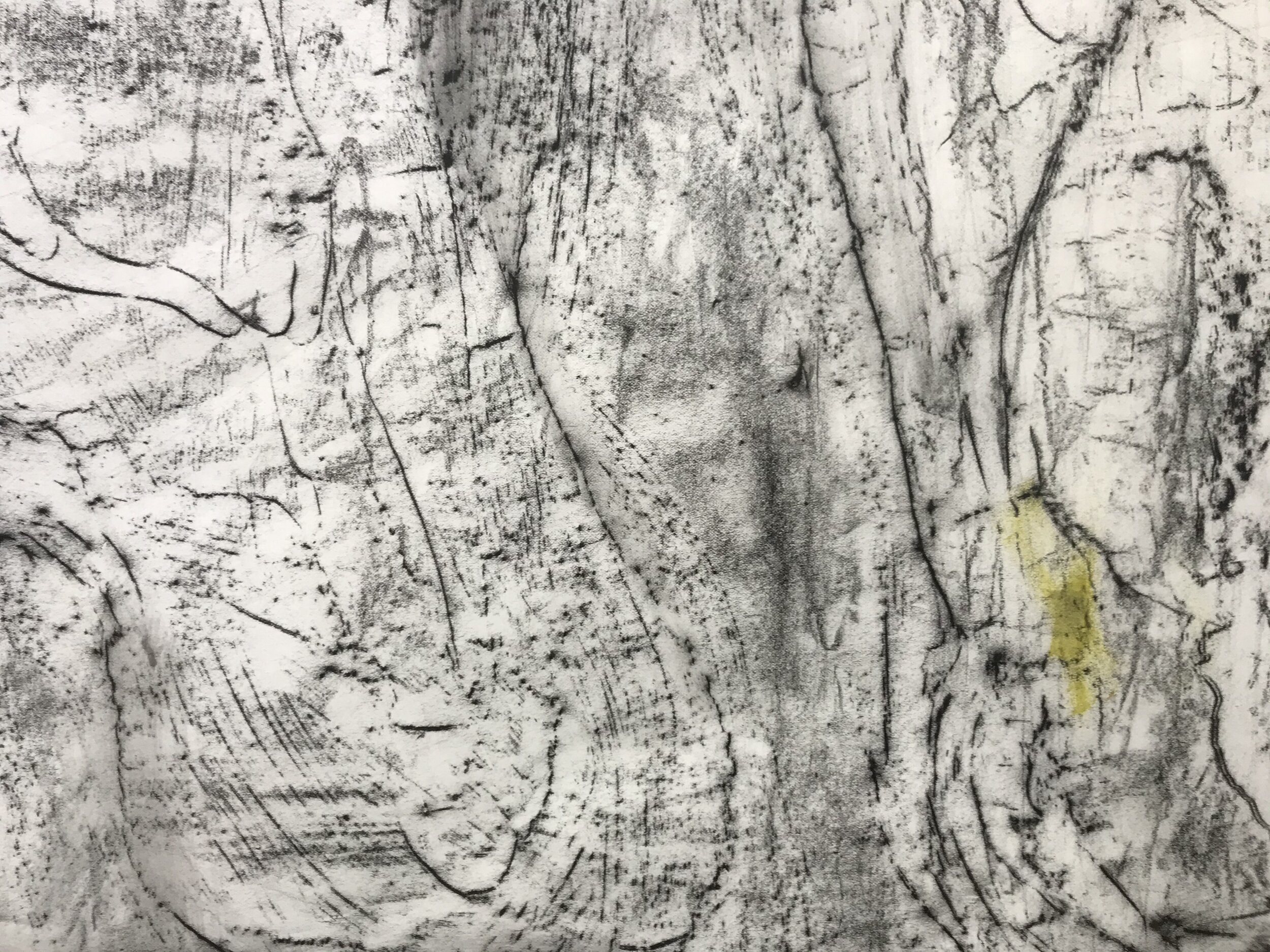 Detail, Rubbed Drawing No. 1