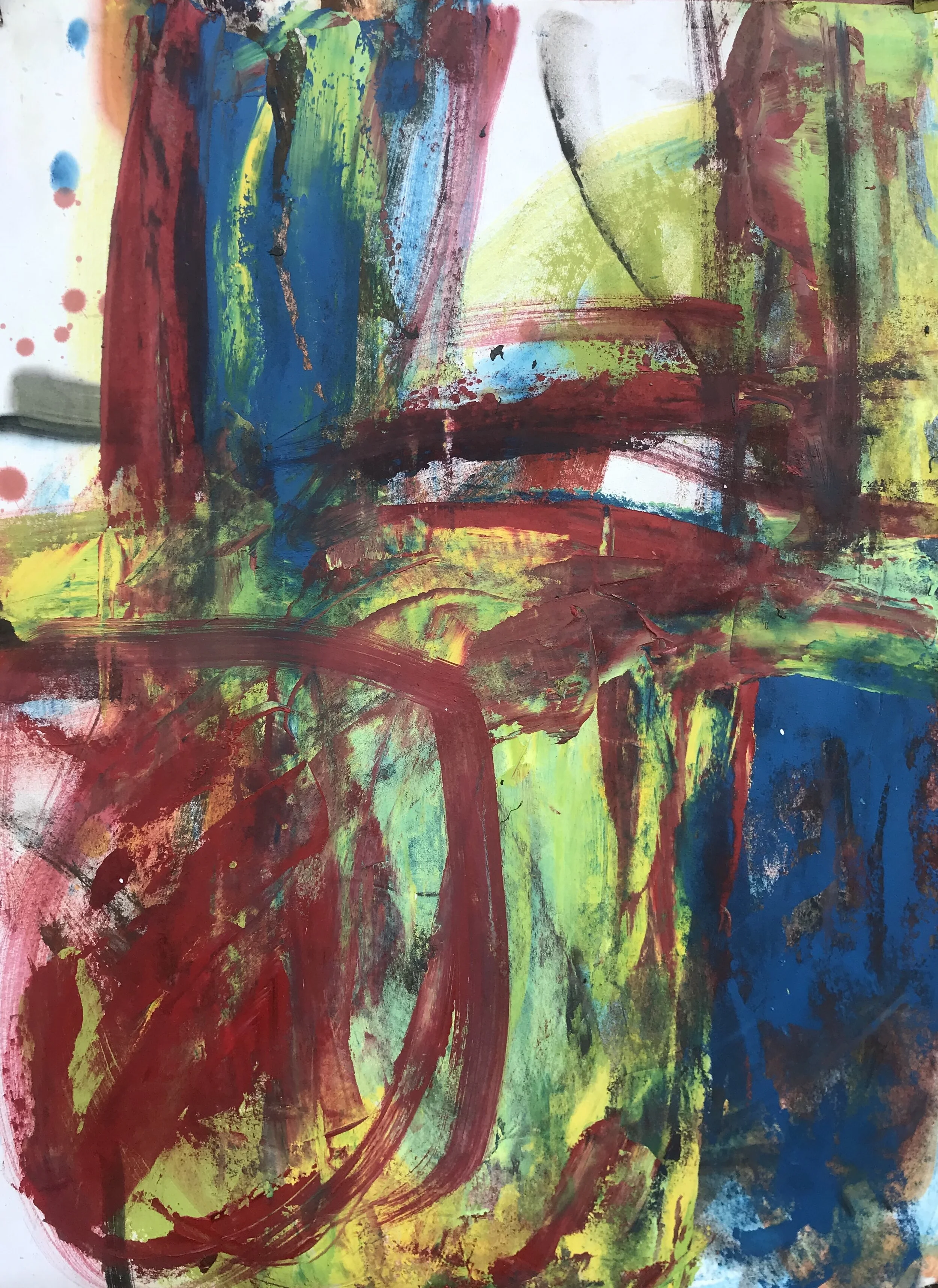 Paintings by Kathleen Shaver at Stone House Tavern