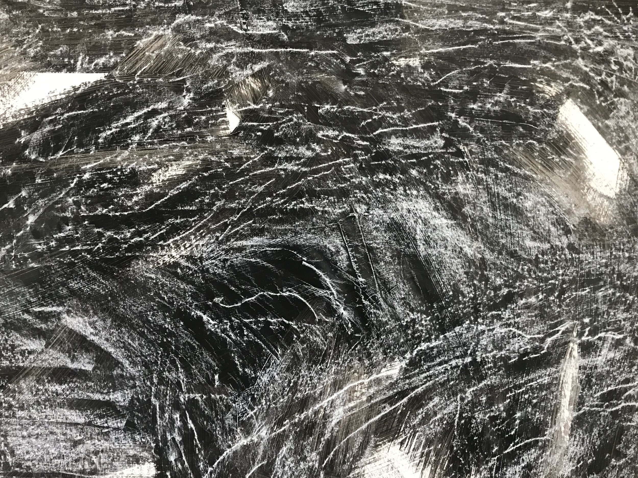 Detail, Rubbed Drawing No. 28