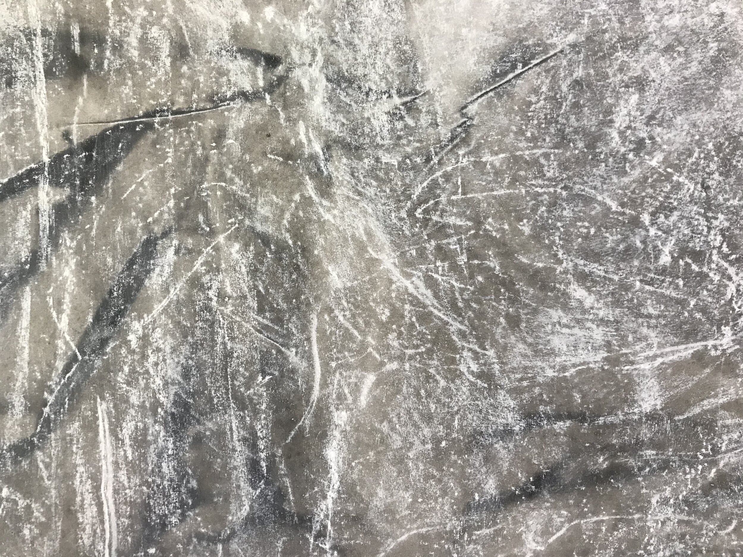 Detail, Rubbed Drawing No. 30