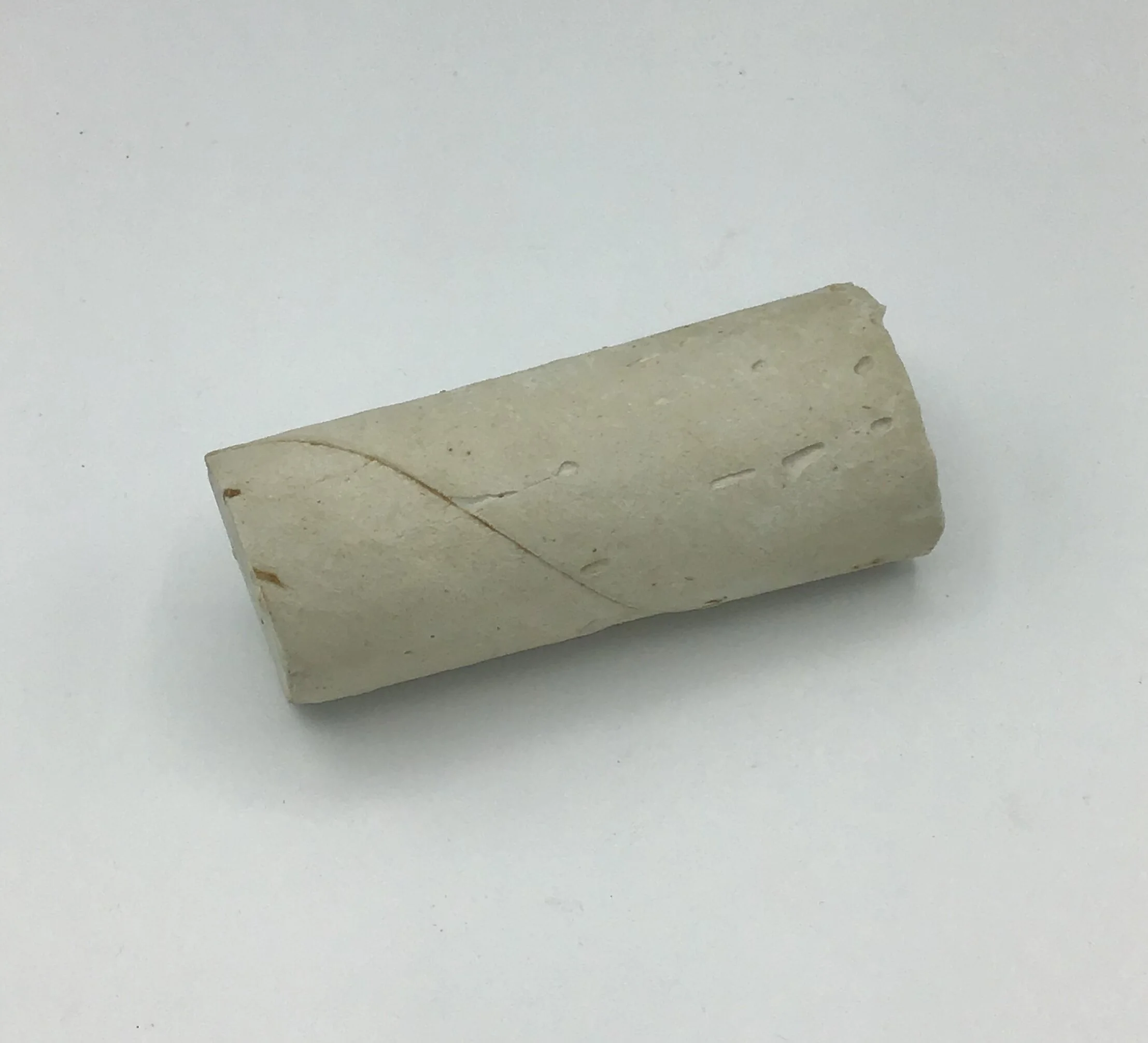   Empty,  plaster 4” high X 2” diameter X 6” circumference (2019) 