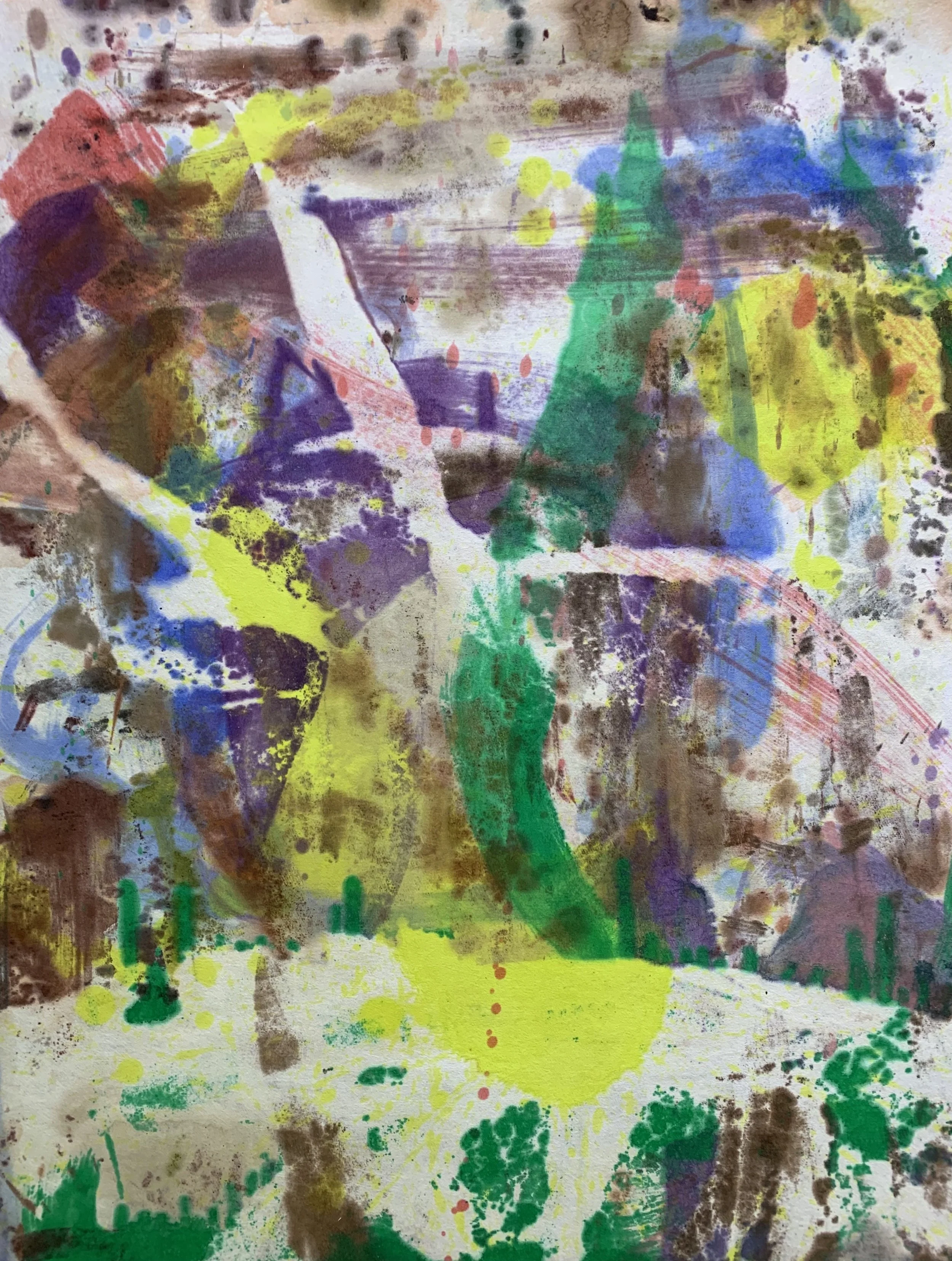  Detail,  Reverse Painting 15    