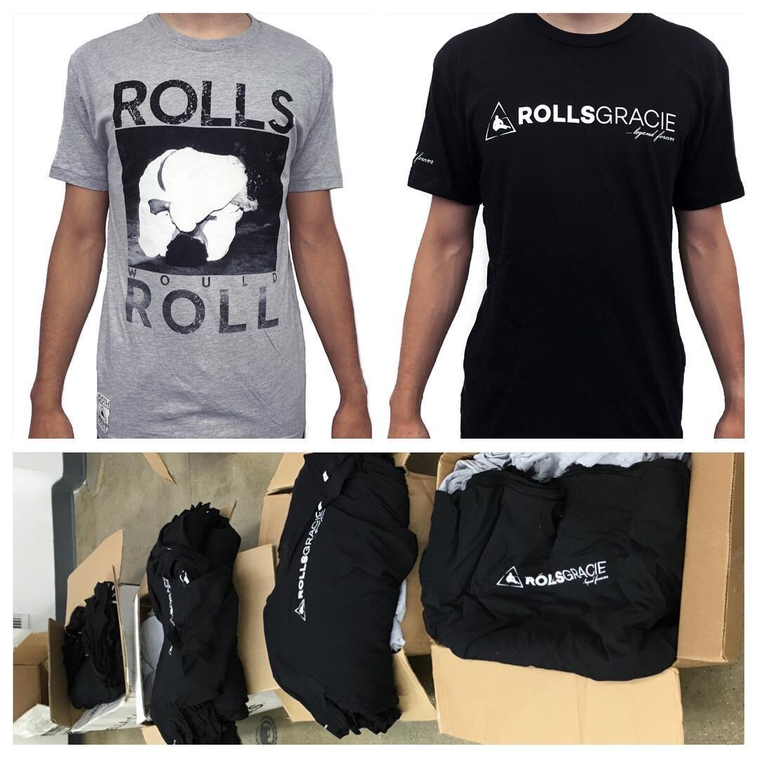 All pre-orders have shipped. The commemorative Rolls Would Roll shirt is now available to order at the discounted price till midnight July 4th. #BJJ #GracieJiuJitsu #rollsgracie #rollswouldroll #jiujitsu #mma #wrestling #judo #sambo #legendforever