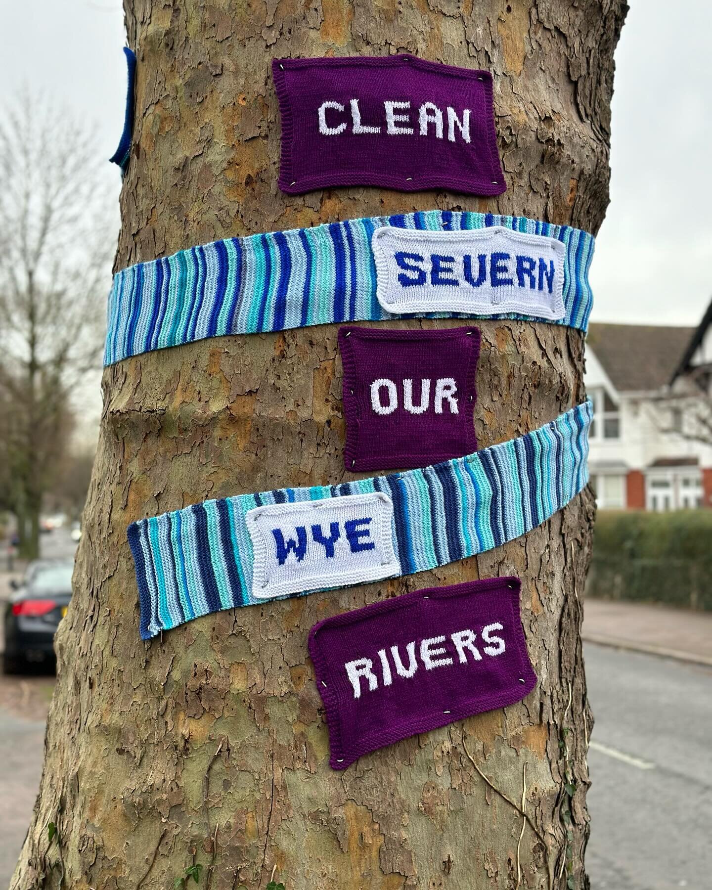 Clean our rivers! #yarnbonb #tuffleyavenue #environmentagency