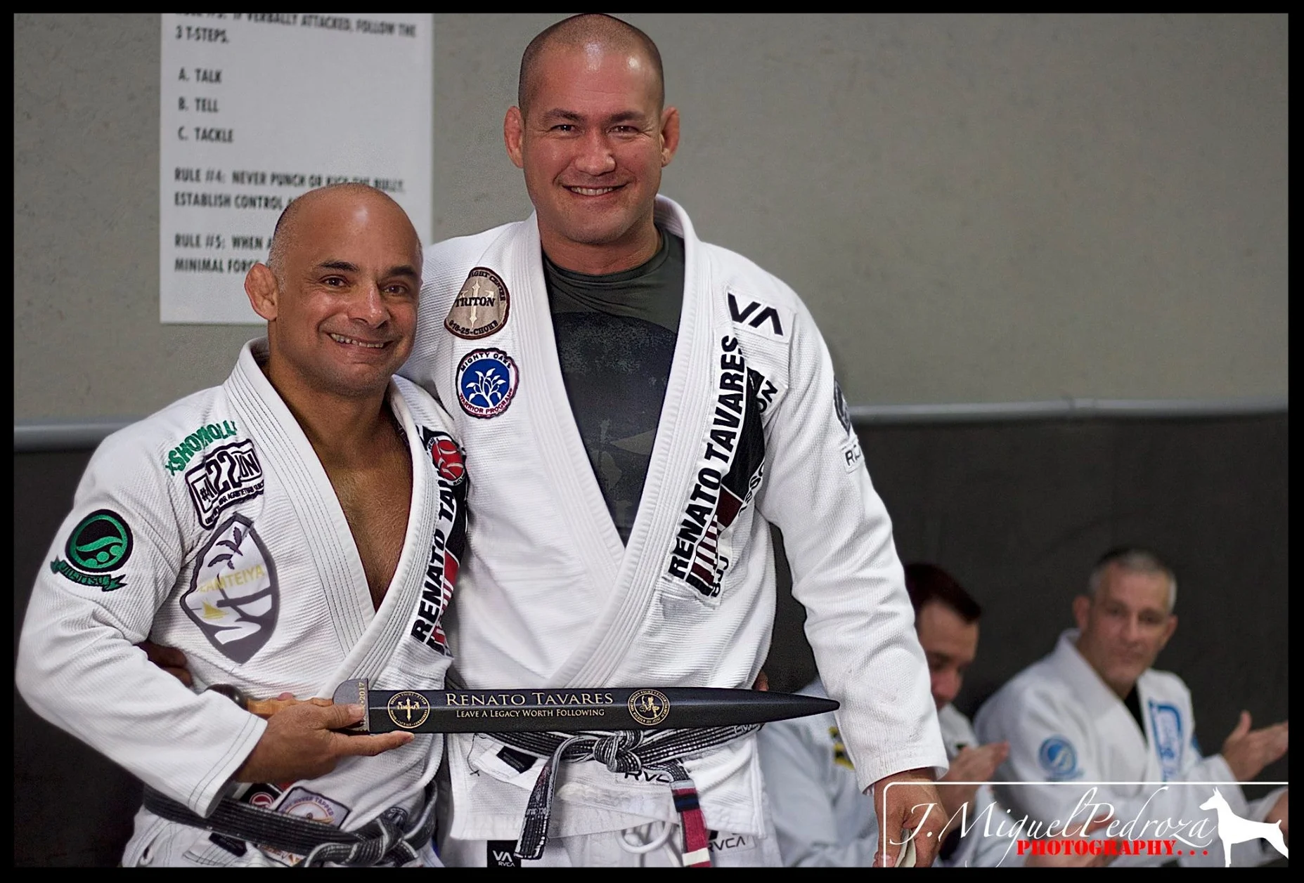 -Master Renato Tavares with Professor Piet Wilhelm