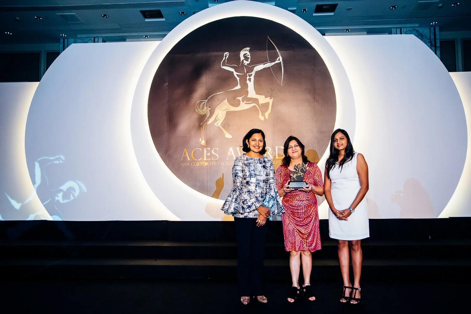 Madhu Srivastava, Head of Talent Acquisition, Diversity & Inclusion, representing Vedanta Limited receiving the honor for Top Companies to Work for in Asia, 2016