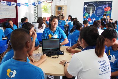 Smart Smart Schools & Tech Institute project carried out by Samsung