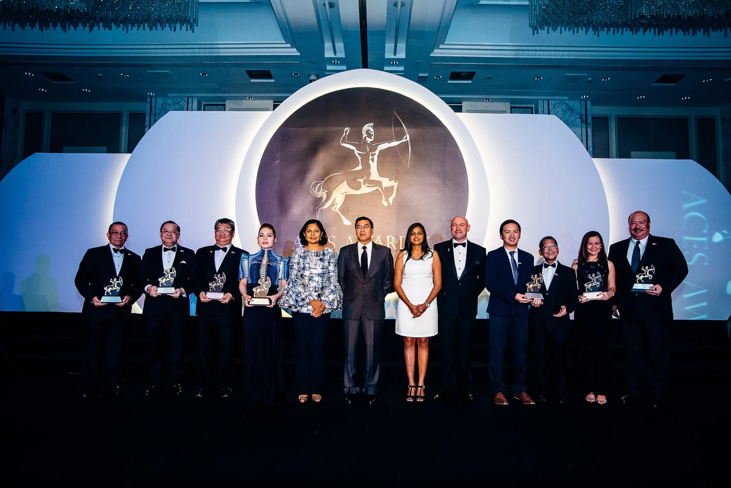 Winners representing Philippines at the ACES Awards celebration in Singapore