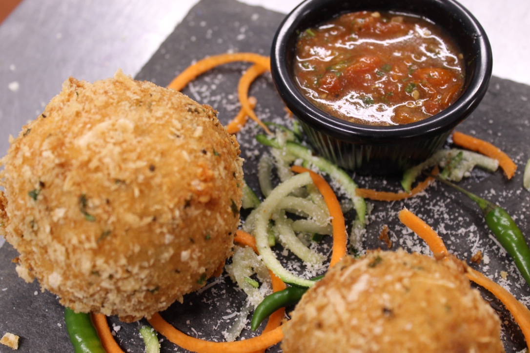 We served them with a lime and balsamic tomato salsa which I wanted to eat with a spoon