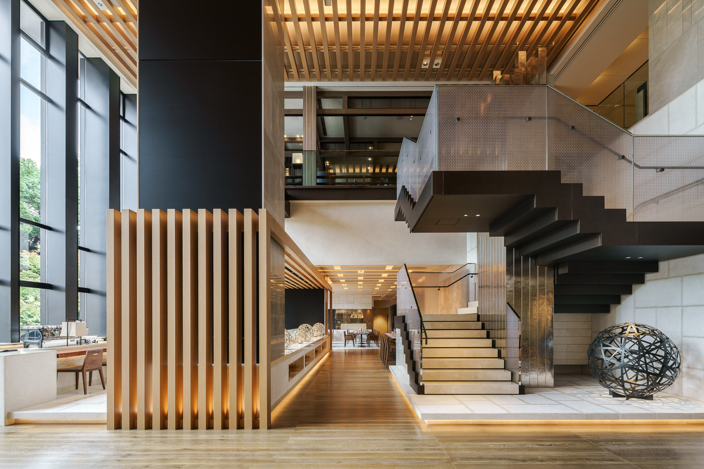 Brasserie at Four Seasons Kyoto / Kokaistudios