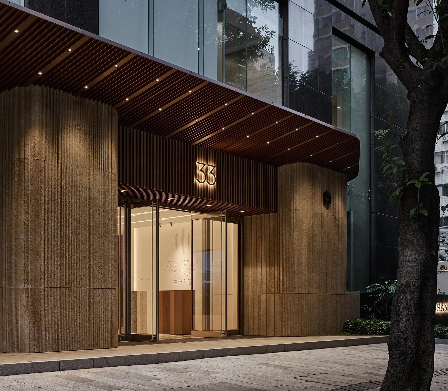 Sanxin Tower Lobby / LYNINC