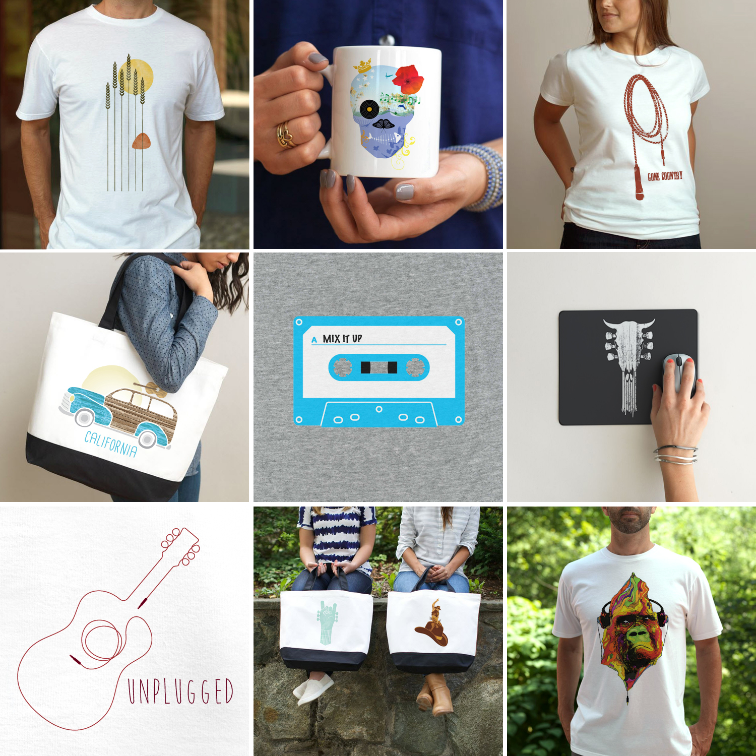 Designs by Dave Blank, Elly Brady, Jeff Langevin, Kirsten Dickerson and Phil Davis