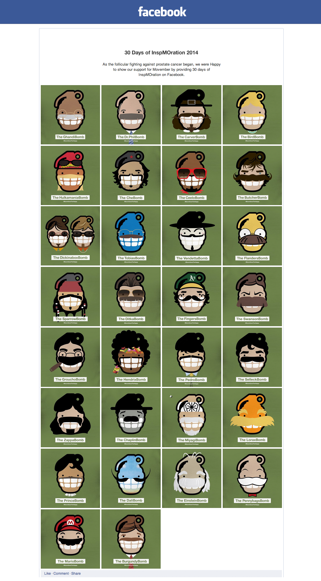 30 Days of InspMOration Facebook Album