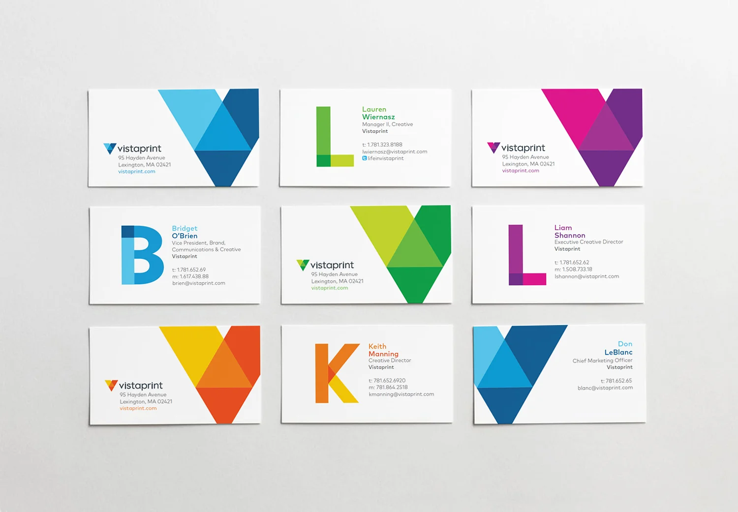 Corporate Business Cards | Designed by Julie Halloran and Lauren Wiernasz