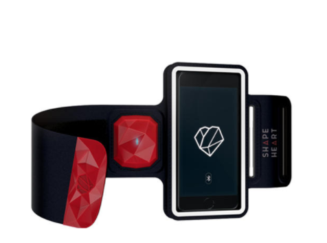 Kickstarter introduces an armband with a built-in heart-rate monitor. The monitor measures your upper arm pulse, to increase efficiency during workouts and also has a magnetic feature so you can conveniently pop your phone out.