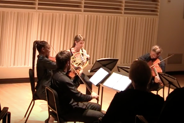 Mozart Horn Quintet at International Horn Symposium, 2015