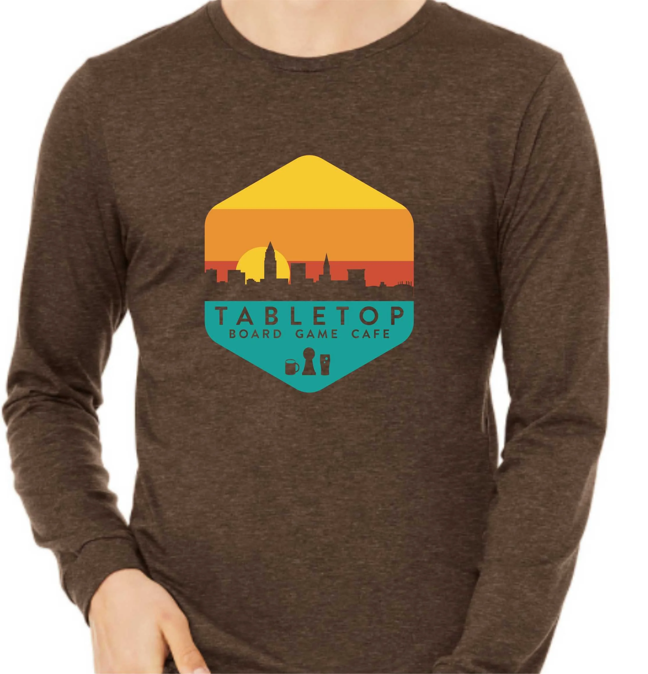 Cleveland Sunset Long Sleeve Shirt — Tabletop Board Game Cafe
