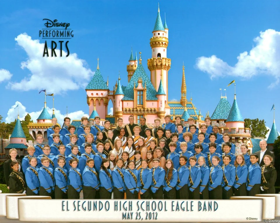 El Segundo High School Eagle Band at Disneyland - Accepted to march in the Disneyland Main Street Parade 