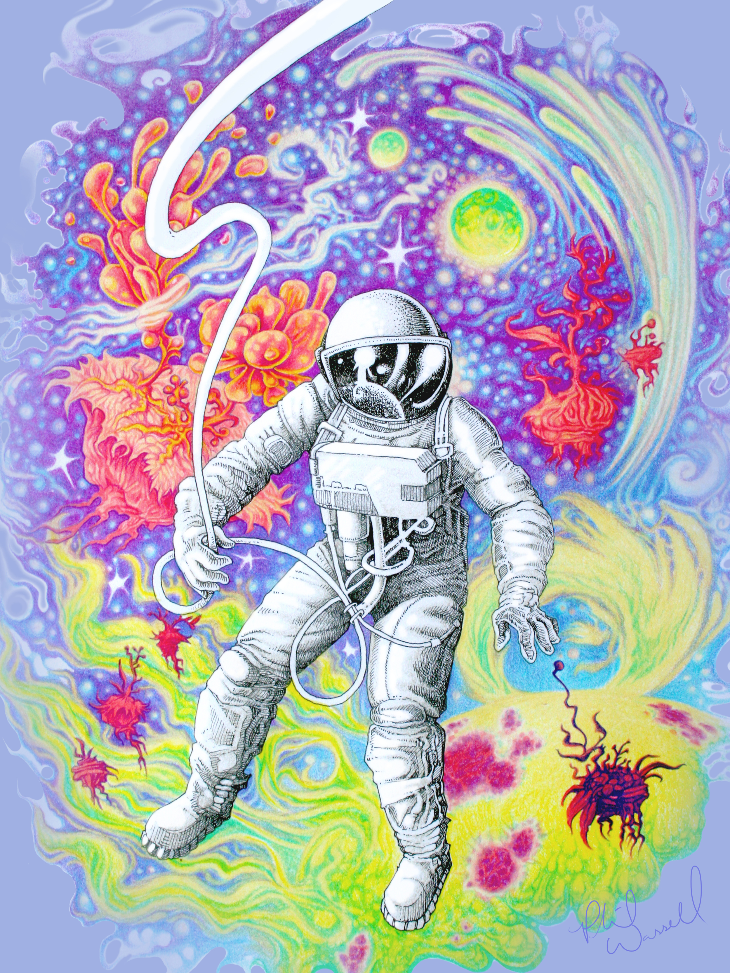 Boldly Go - Illusions Ink Studio - Paintings & Prints, Astronomy & Space,  Planets - ArtPal
