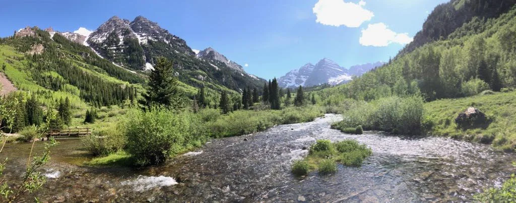 Fellow resident Ren Klein and I took a day trip to Aspen and Maroon Bells.