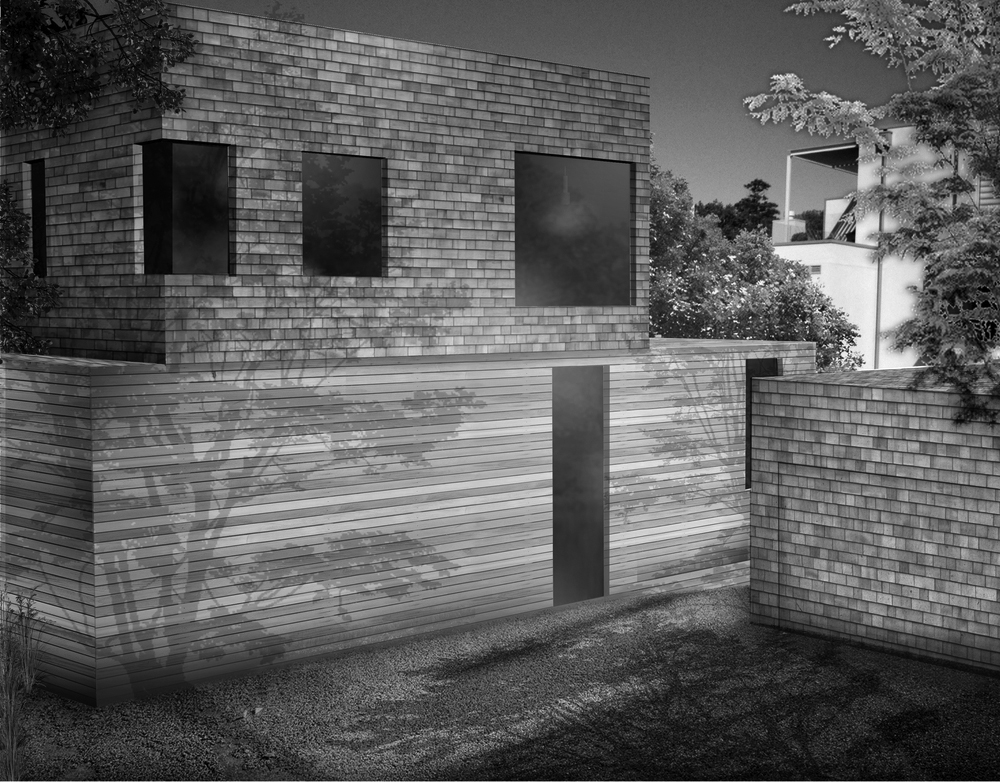 House in Remuera View+to+Garage B&W.jpg