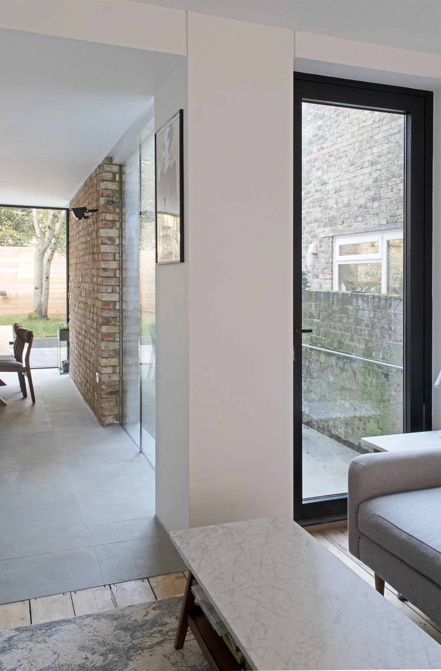 Architect-designed terrace house refurbishment in Hampstead