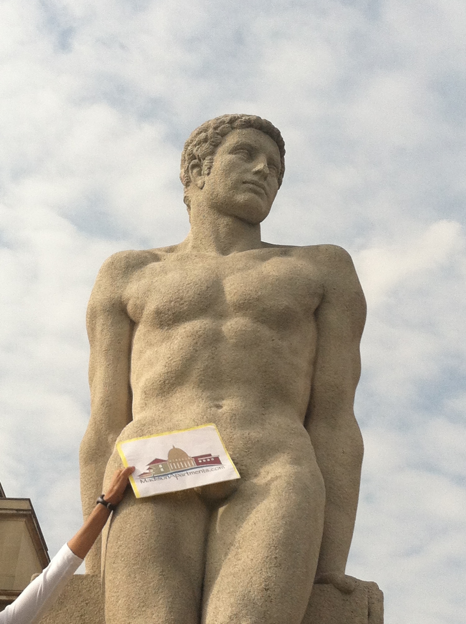 Famous Trocadero Statue in Paris