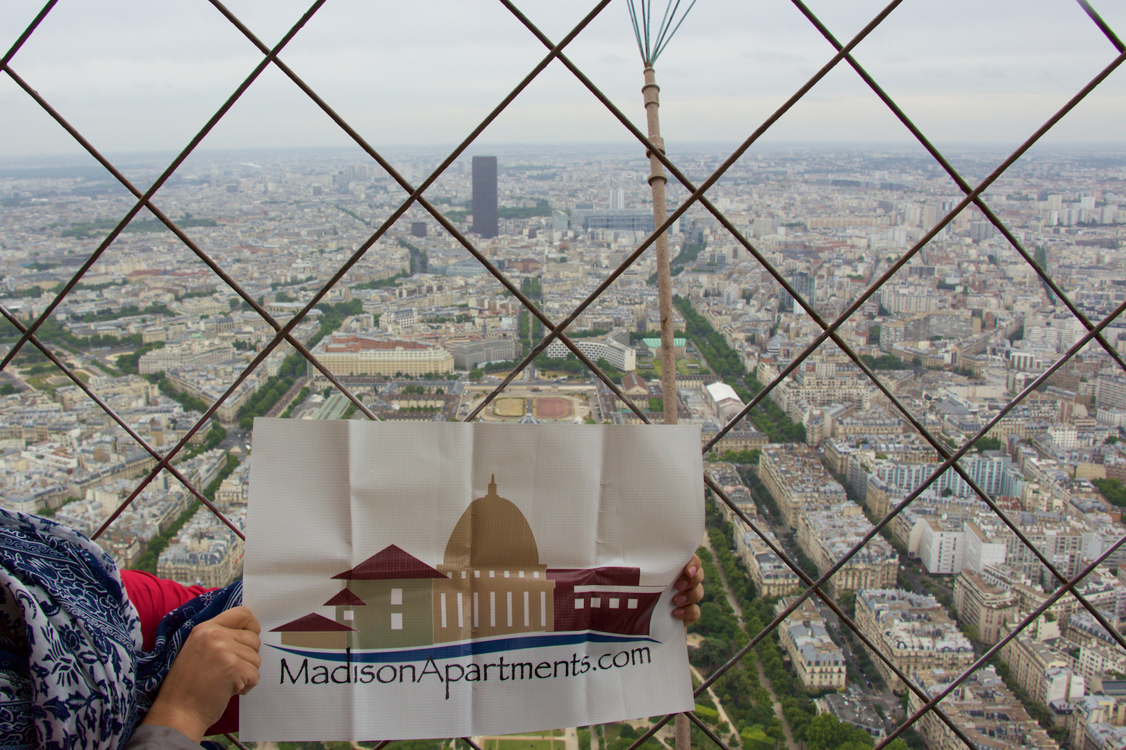 Best View on Top of the Eiffle Tower!