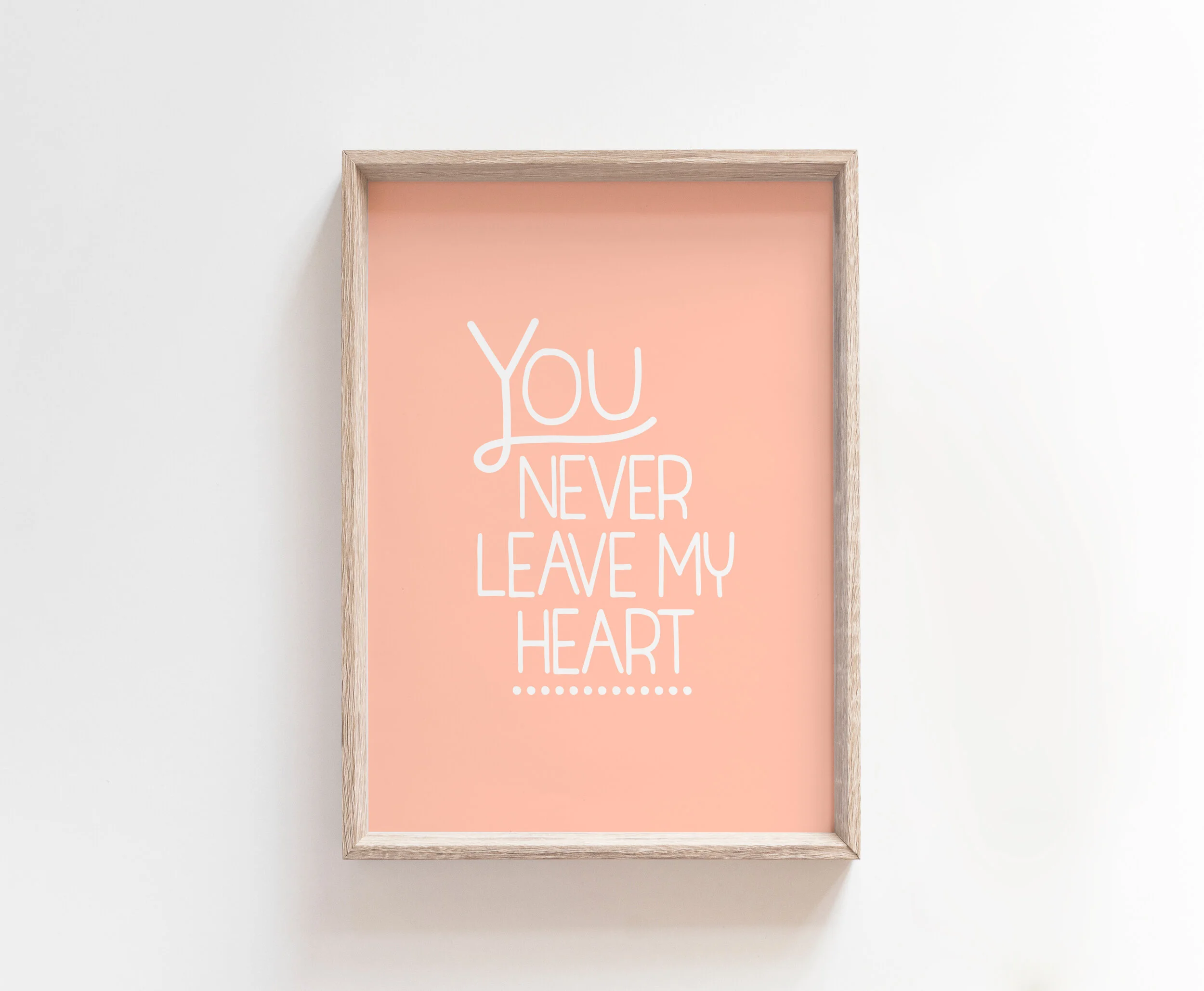 Remembering Maggie ART PRINTS (peach)