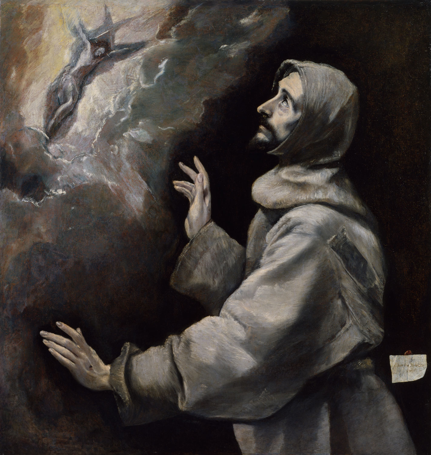 El Greco (Domenikos Theotokopoulos) Saint Francis Receiving the Stigmata, 1585-1590 The Walters Art Museum, Baltimore, Maryland, 37.424