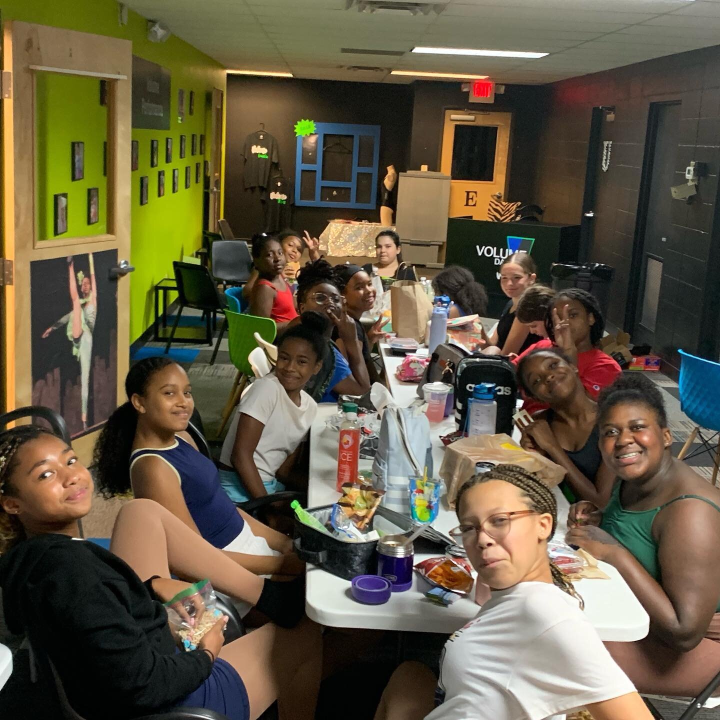 Dance camp! Worked up an appetite!