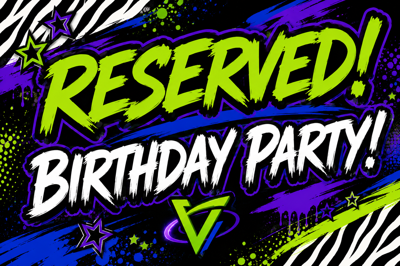 Reserved for Two Birthday Parties
