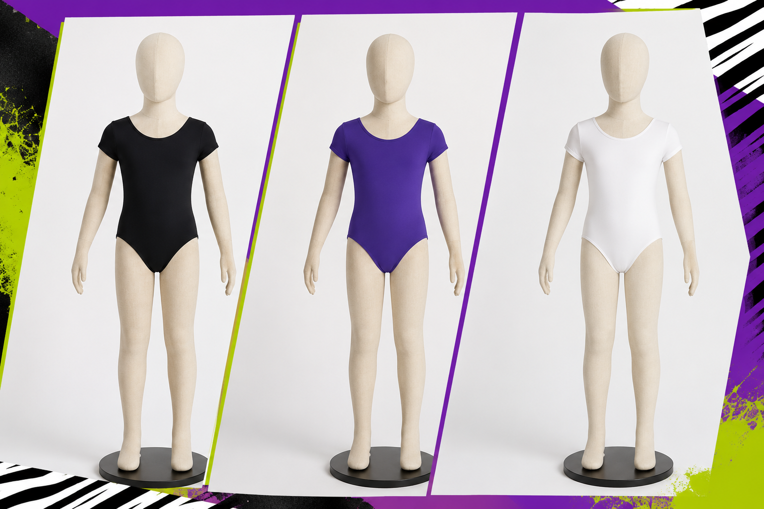 Child Short Sleeved Leotard