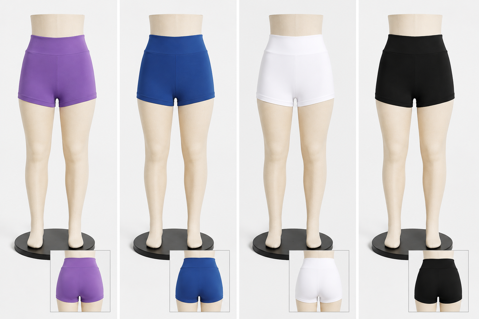 Natural Waist Banded Shorts